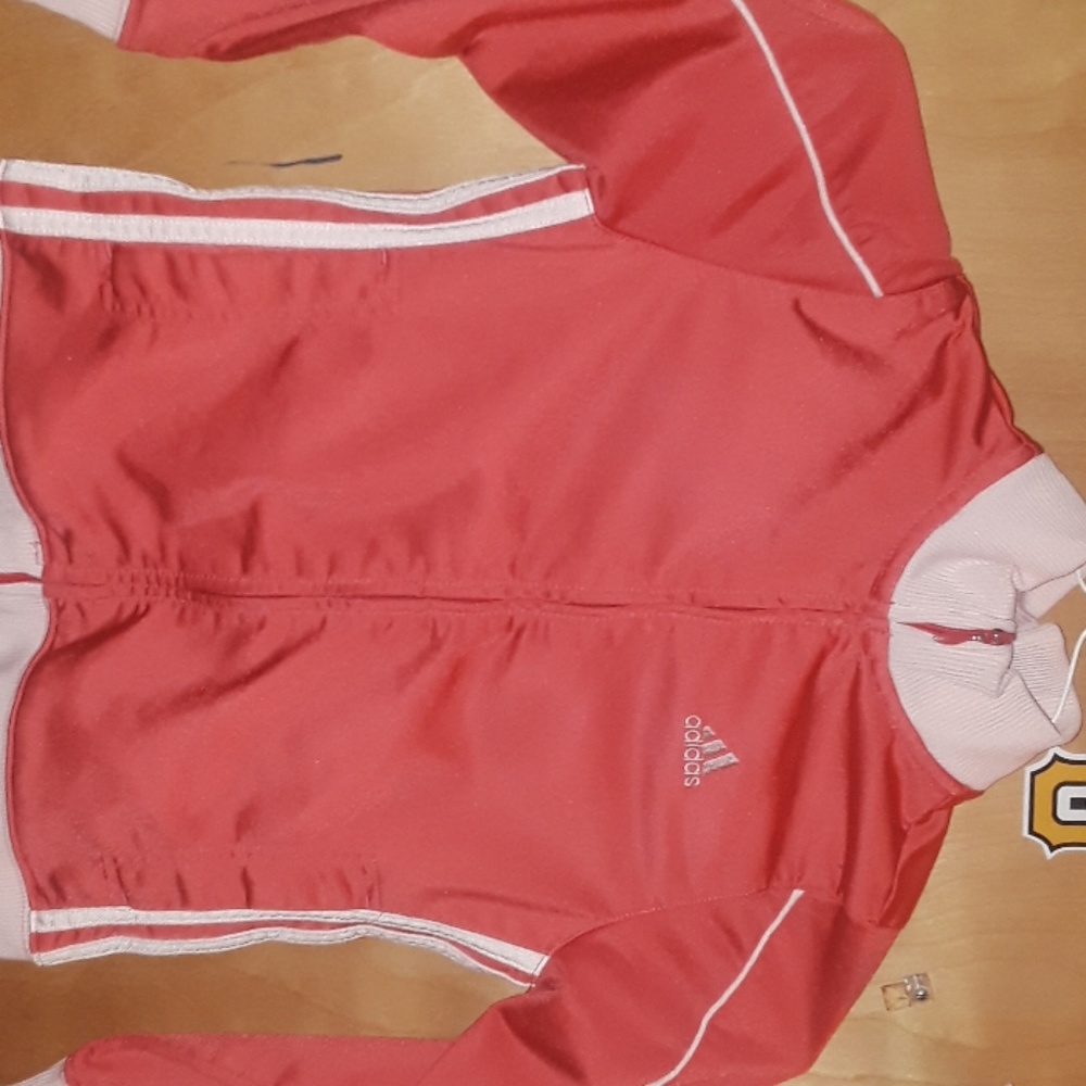 Red adidas jacket